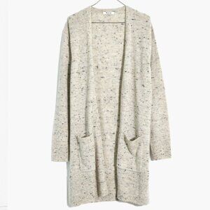 Madewell Donegal Kent Cardigan Sweater in Coziest Yarn - Donegal Smoke